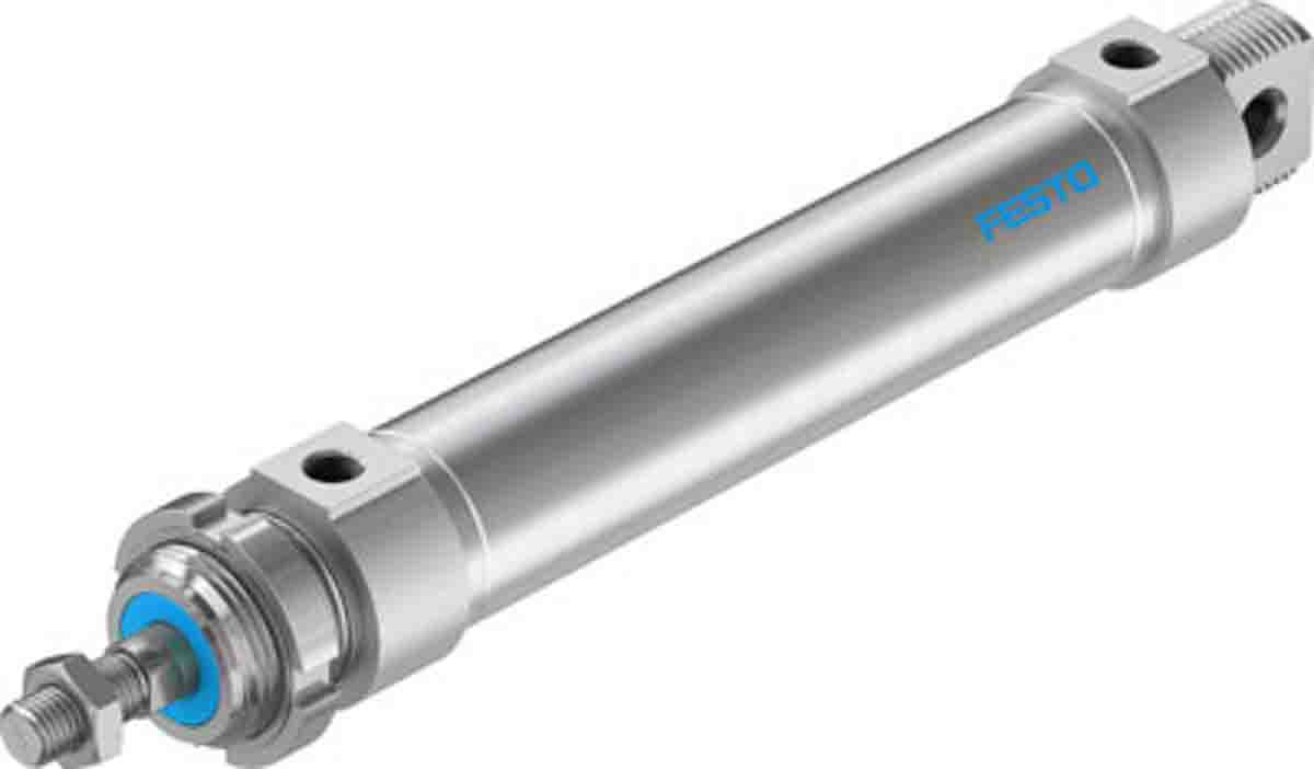 Festo 125 mm Pneumatic Piston Rod Cylinder - 559300 DSNU-32-125-PPS-A Series, Double Acting Acting