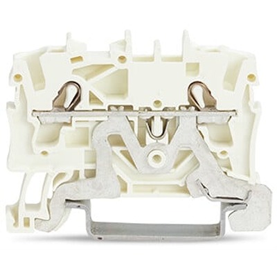 WAGO 2002-1208 TOPJOB S Series White, 2.5mm², 1-Level, Push-In Cage Clamp Termination, ATEX, EAC Ex, IECEx