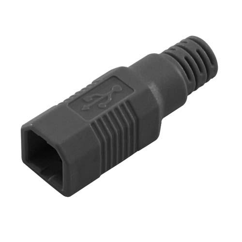 L-Com Straight, Socket- Single Port Type USB Type B Hood 2 USB Connector