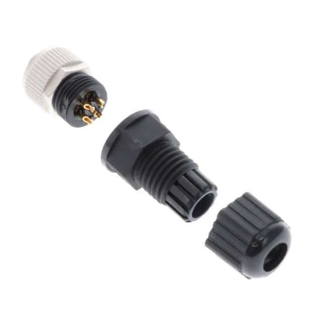 Amphenol Industrial Circular Connector, 5 Contacts, Cable, M12 Connector, Socket, Female, IP68, M Series