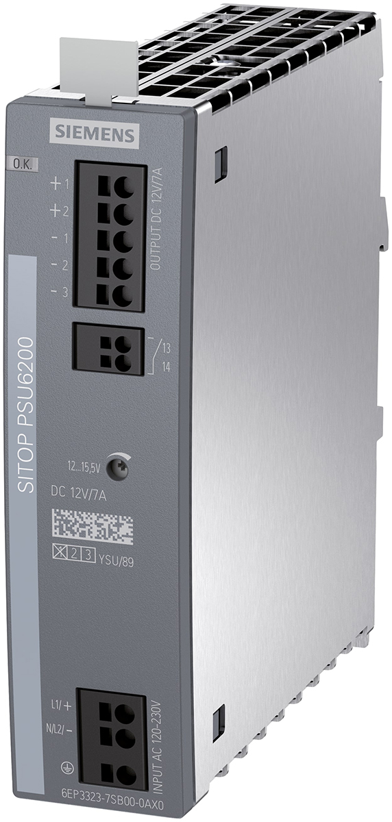 Siemens SITOP PSU6200 Switched Mode DIN Rail Power Supply, 120 → 230 V ac / 120 → 240V dc ac, dc Input,