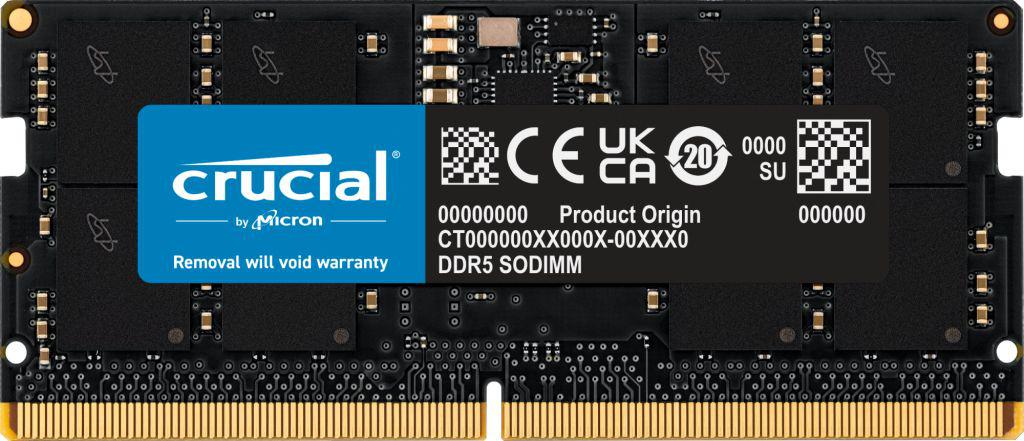 Crucial 16 GB DDR5 Laptop RAM, 4800MHz, SODIMM
