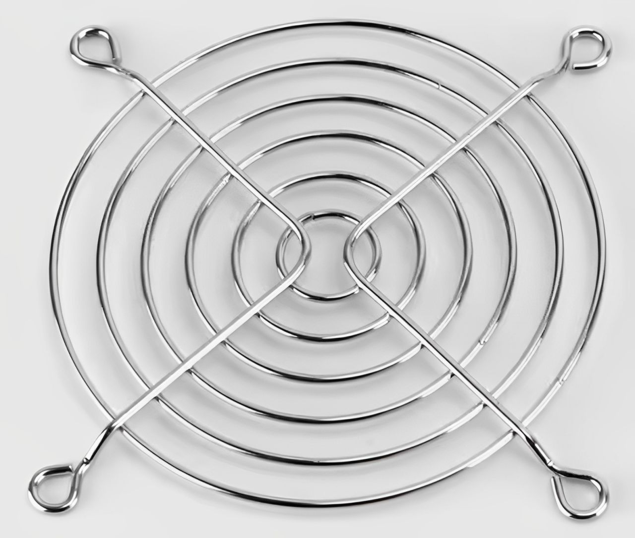 RS PRO Steel Finger Guard for 92mm Fans, 82.5mm Hole Spacing, 92 x 92mm