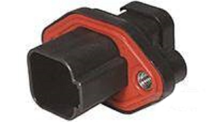 Deutsch, DT Automotive Connector Socket Black Panel Mount 6 Way DT04-6P-CL09