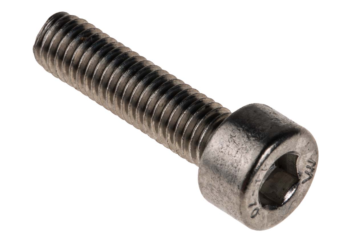 RS PRO Stainless Steel Hex Socket Cap Screw, DIN 912, M5 x 20mm