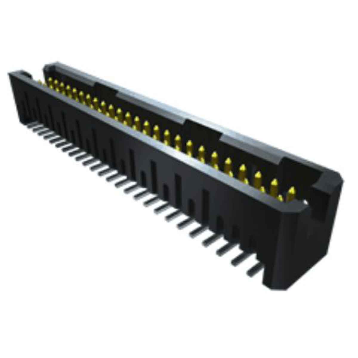 Samtec TFML Series Right Angle Through Hole PCB Header, 10 Contact(s), 1.27 mm Pitch, 2 Row, Shrouded