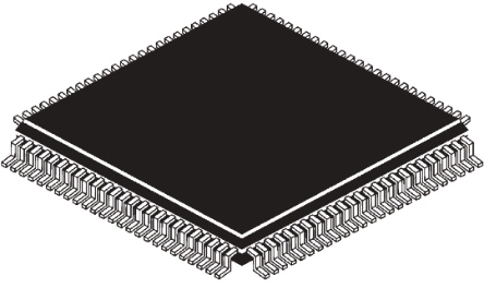 Silicon Labs C8051F132-GQ, 8 bit 8051, C8051F Microcontroller, 100 MHz, 64kB FLASH, 100-Pin TQFP