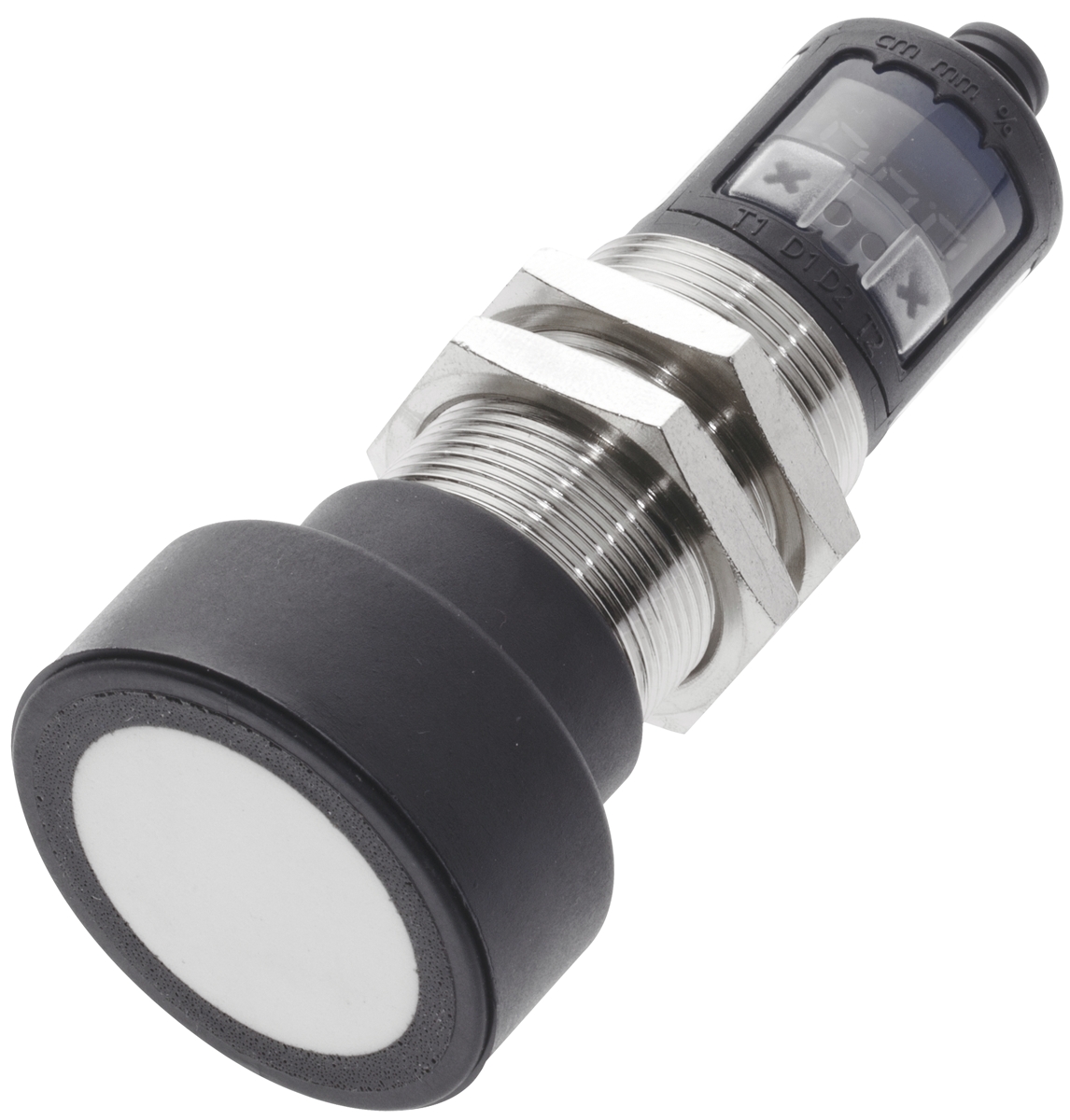 BALLUFF Ultrasonic Threaded Barrel Proximity Sensor, M30, 5 m Detection 0-10 V/4-20 mA, 9 → 30 V dc