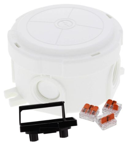 WISKA Polypropylene Junction Box, IP66, IP67, Ø 82 x 57mm