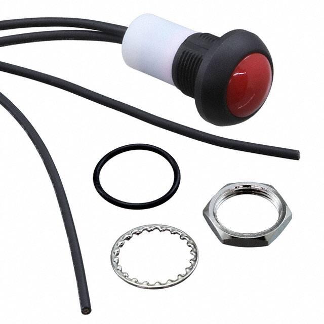 TE Connectivity PB6 Series Push Button Switch, (On)-Off, Panel Mount, SPST - NO, 50 V dc, 125V ac, IP68