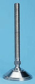 Nu-Tech Engineering M12 Stainless Steel Adjustable Foot, 1500kg Static Load Capacity 10° Tilt Angle