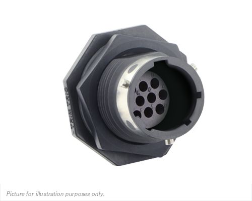 Souriau Sunbank by Eaton Circular Connector, 10 Contacts, Panel, Standard Connector, Plug, Male, IP68, IP69K, UTGX