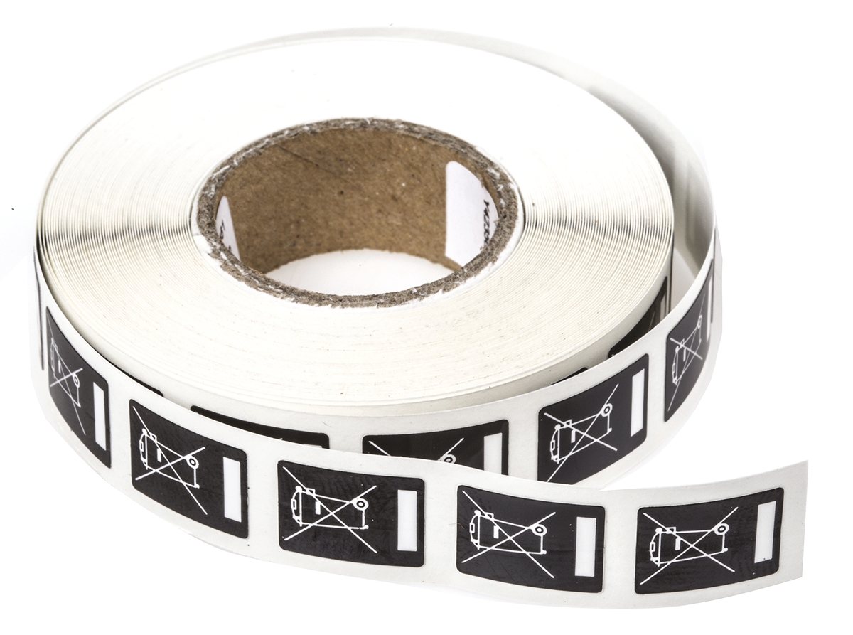 Brady Adhesive Pre-Printed Adhesive Label. Quantity: 500