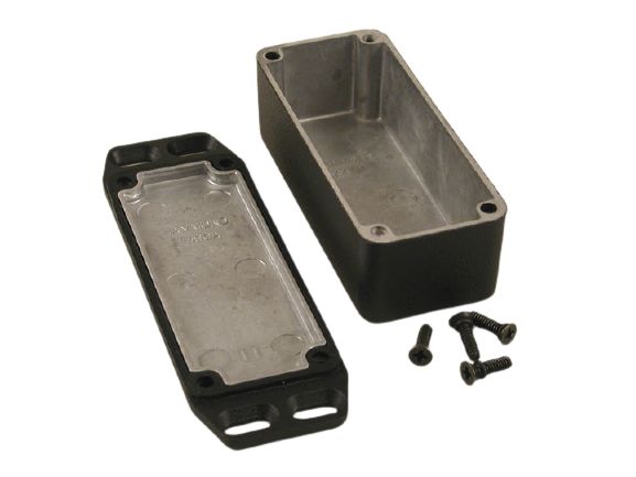 Hammond 1590 Series Die Cast Aluminium Enclosure, IP65, Flanged, 31 x 39 x 122mm
