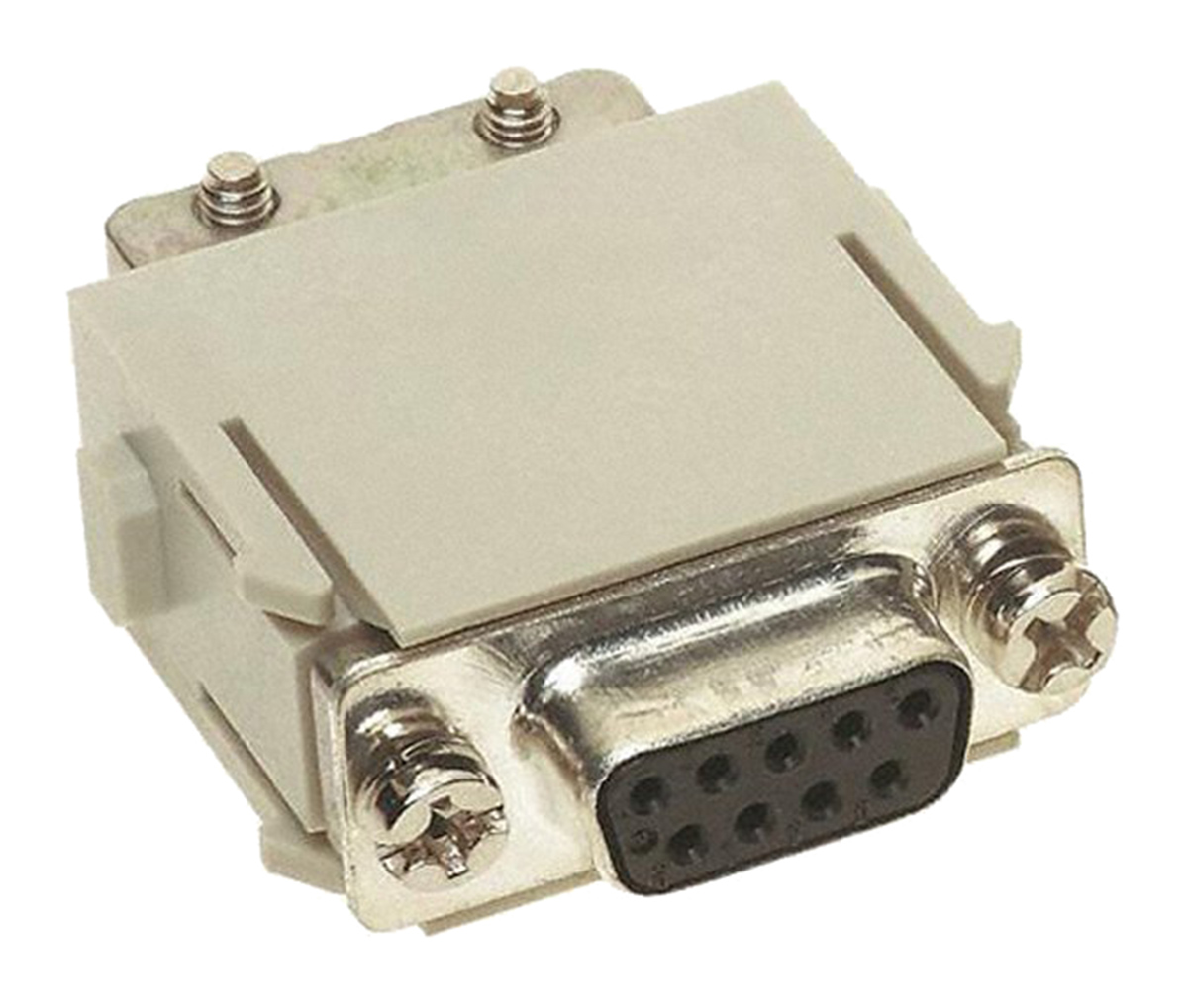 HARTING Heavy Duty Power Connector Module, 5A, Female, Han-Modular Series, 9 Contacts
