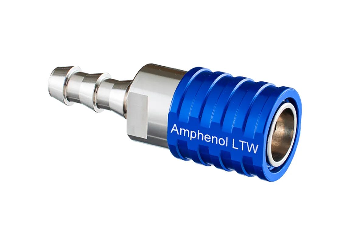 Amphenol Industrial Connector, 2 Contacts, Push Pull, 1/4 in Connector, Socket, Female, SQD02 Series