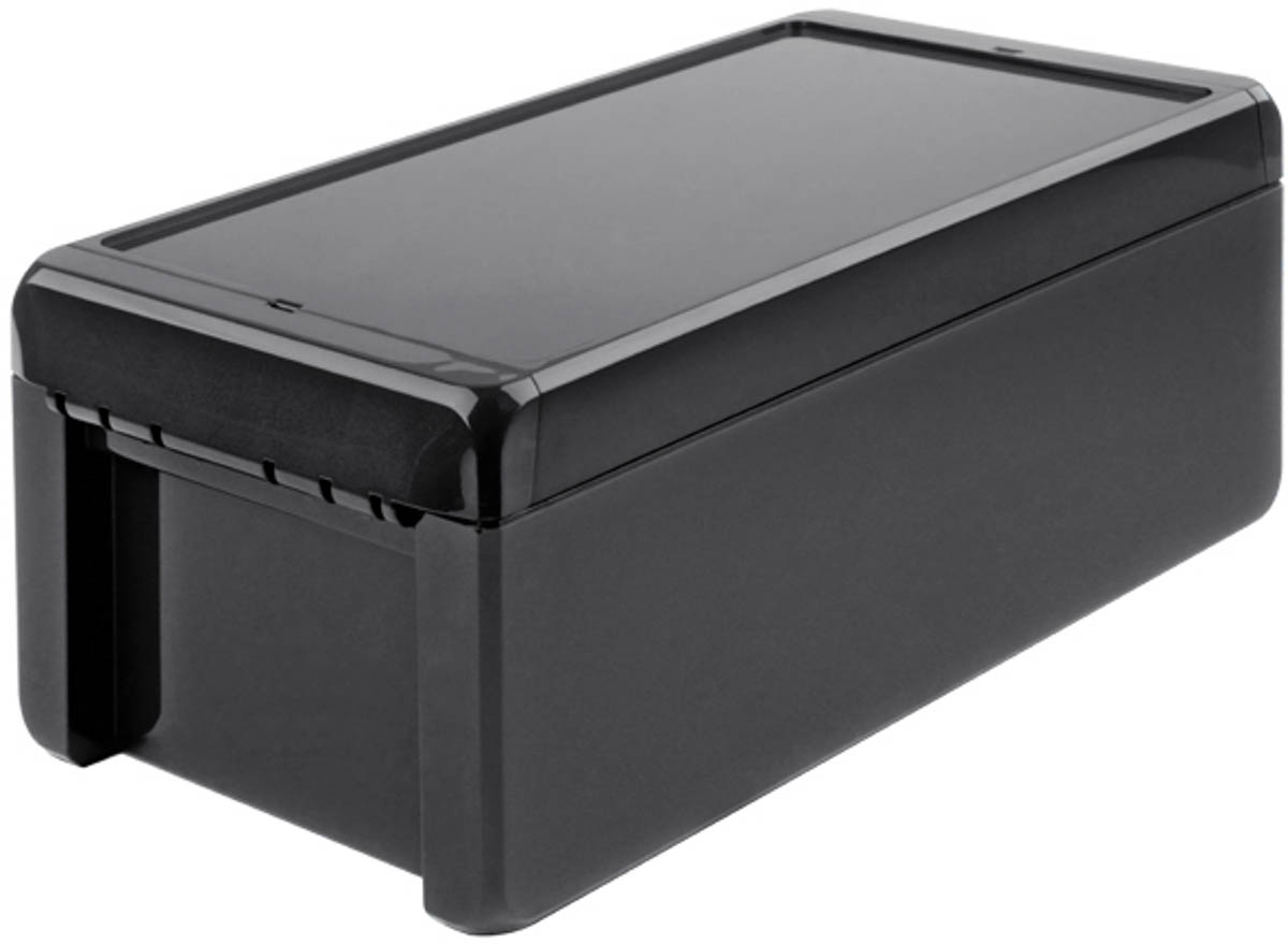 Bopla Bocube Series Graphite Grey Polycarbonate V0 Enclosure, IP66, IP68, IK07, Graphite Grey Lid, 231 x 125 x 90mm