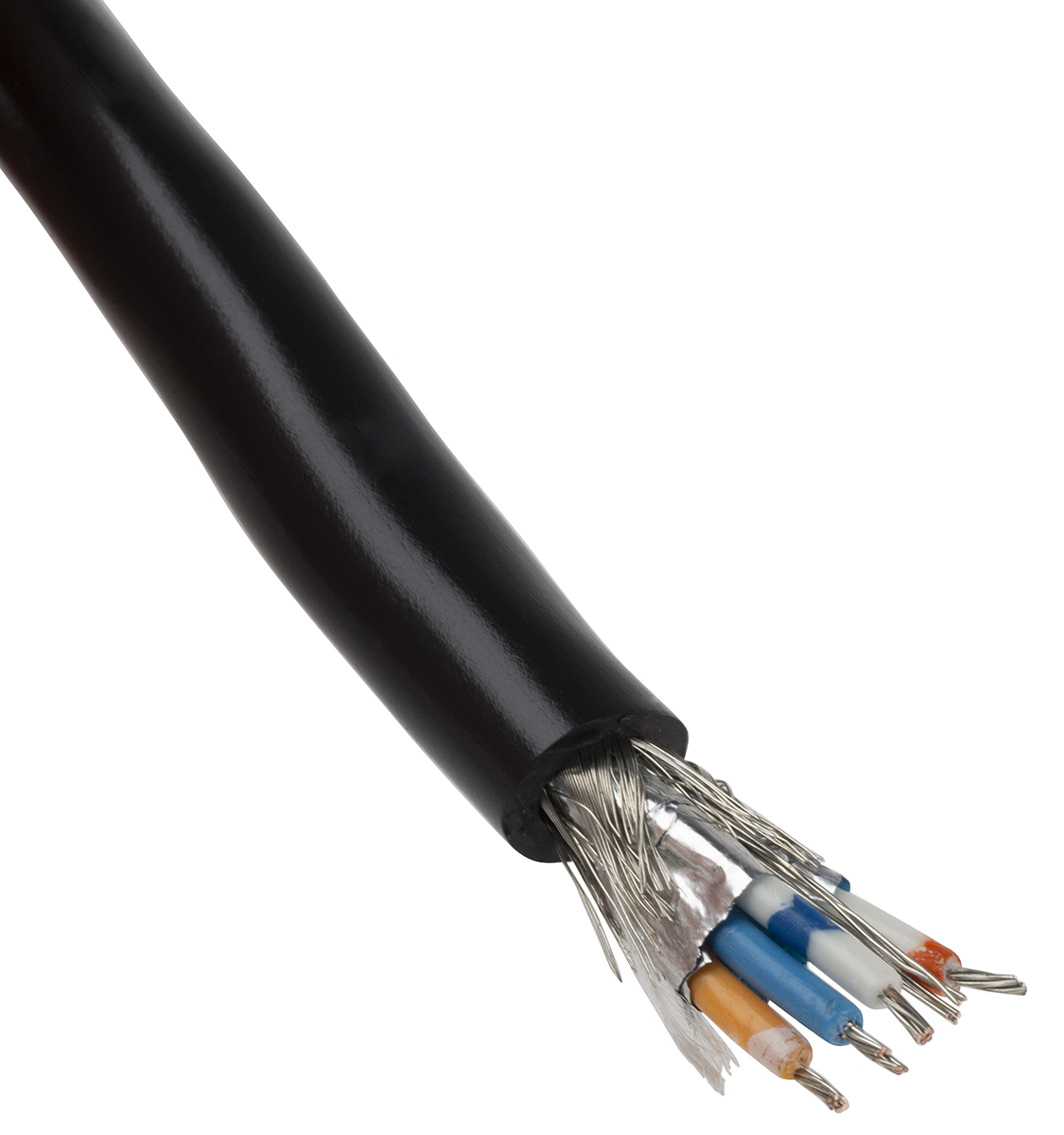 Alpha Wire Alpha Essentials Data & Bus Cable Series Data Cable, 2 Pairs, 4 Cores, 0.456 mm², Screened, 22 AWG, 30m,