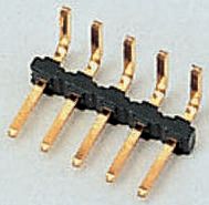HARWIN M22 Series Right Angle Through Hole Pin Header, 12 Contact(s), 2 mm Pitch, 1 Row, Unshrouded