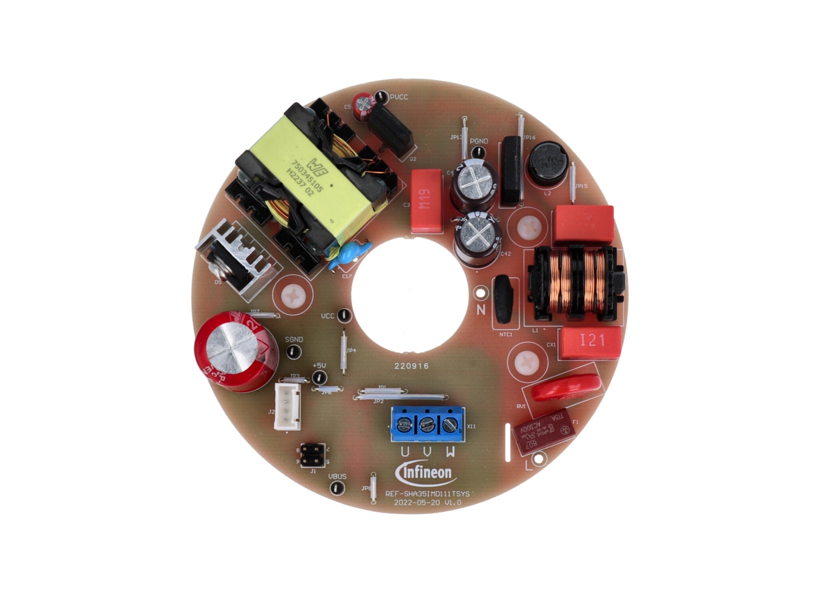 Infineon Full-Featured Starter Kit for Low Voltage Ceiling Fan Motor Drive Design Brushless DC Motor for