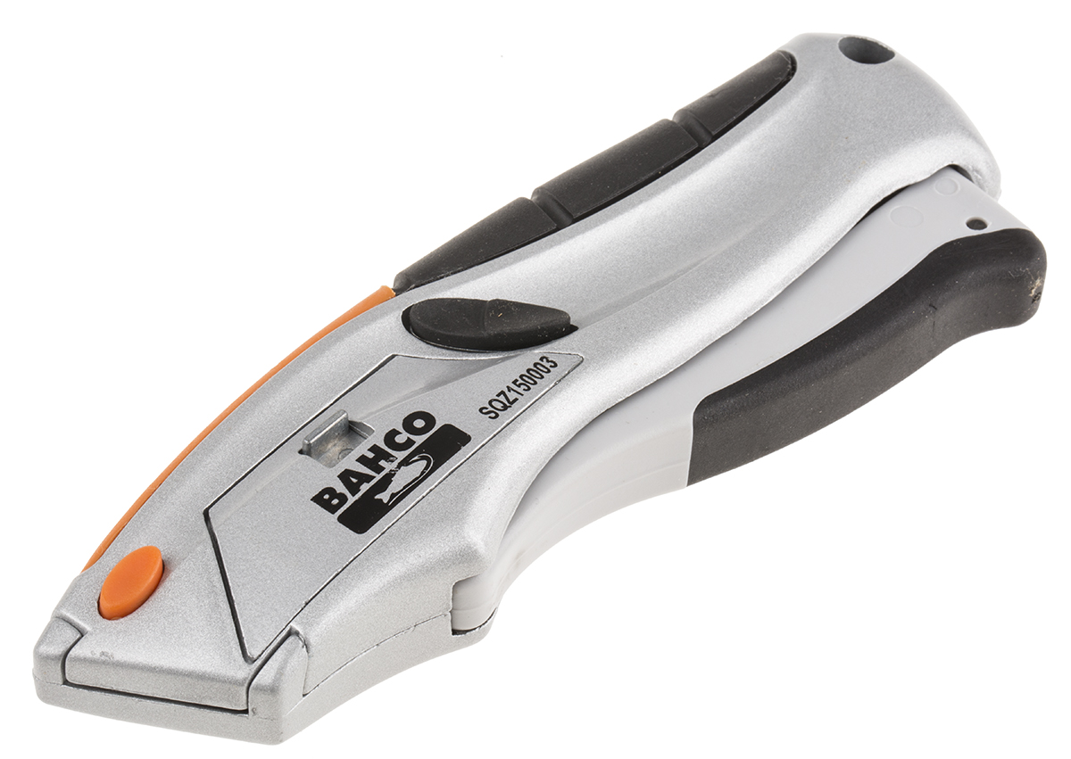 Bahco Safety Knife with Straight Blade, Retractable