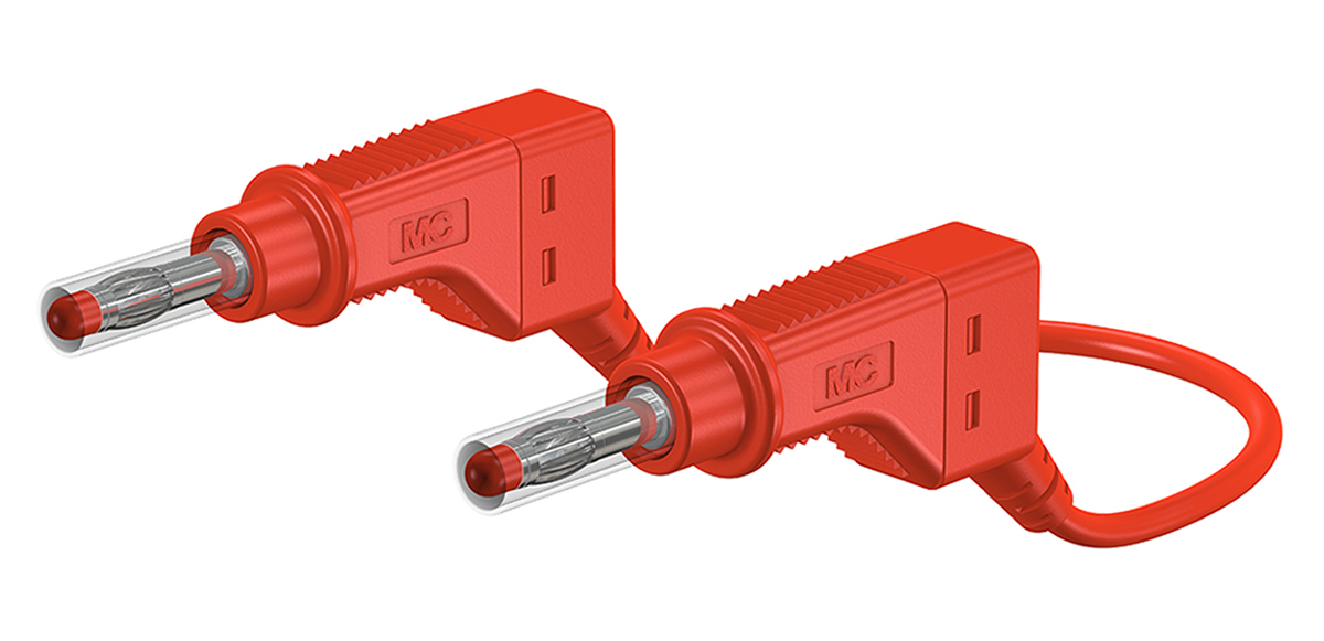 Staubli, 32A, 600V, Red, 500mm Lead Length