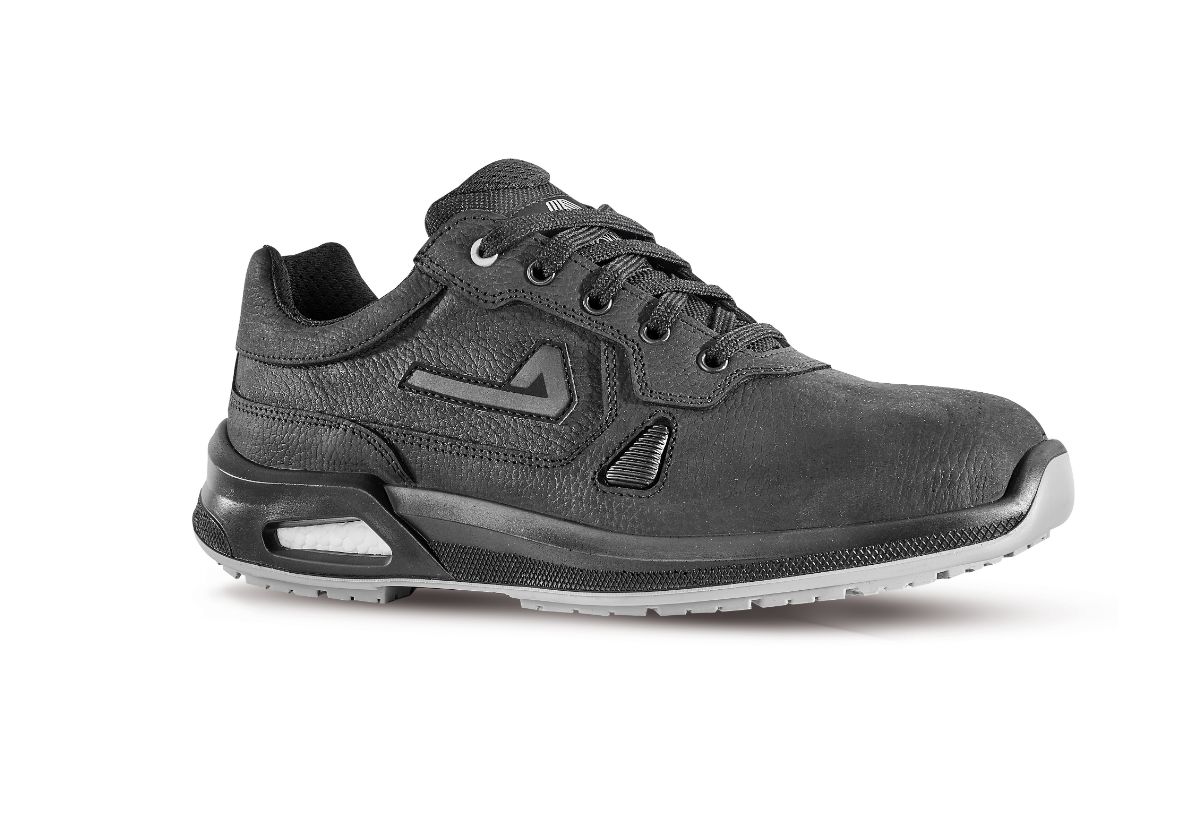 AIMONT HYDROGEN IA201 Unisex Black, Grey Aluminium Toe Capped Safety Trainers, UK 4, EU 37