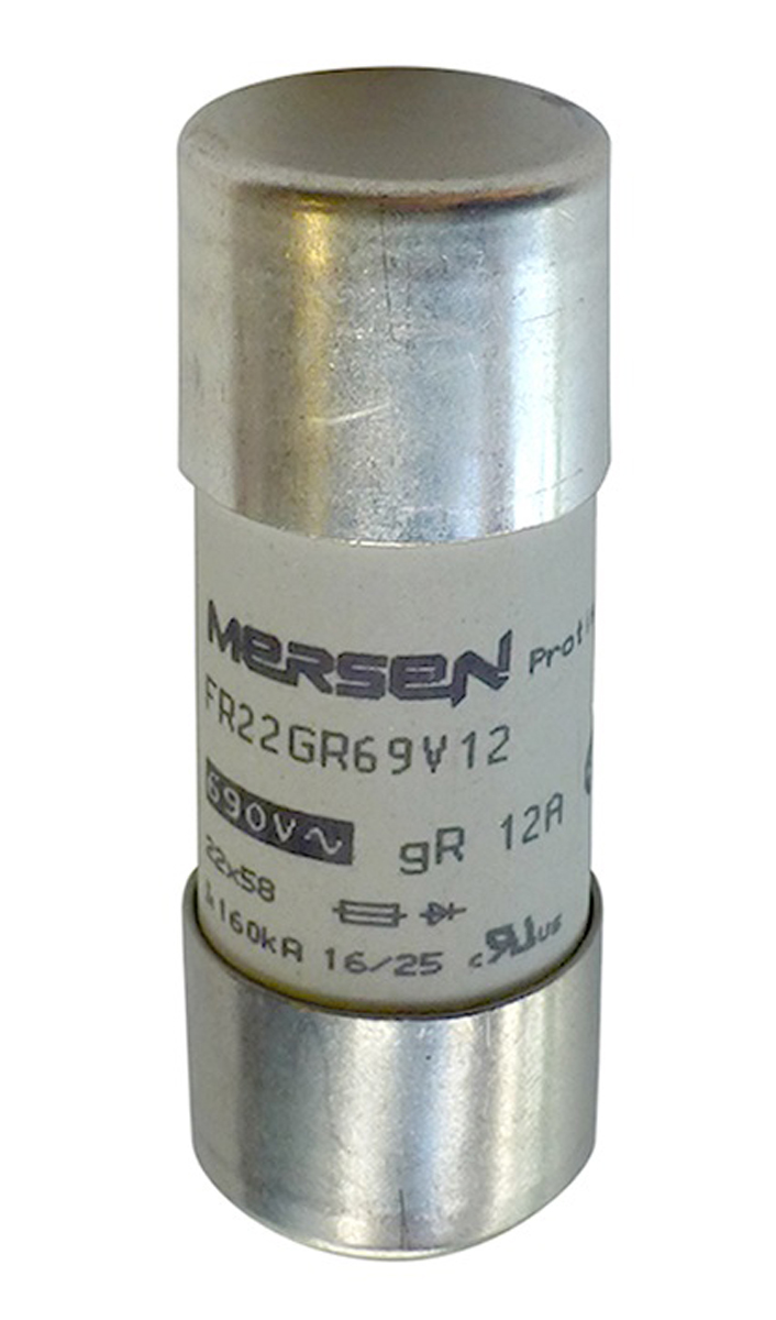 Mersen 50A FF Cartridge Fuse, 22 x 58mm