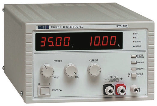 Aim-TTi TSX Series Digital Bench Power Supply, 0 → 35V, 0 → 10A, 1-Output, 350W - RS Calibrated