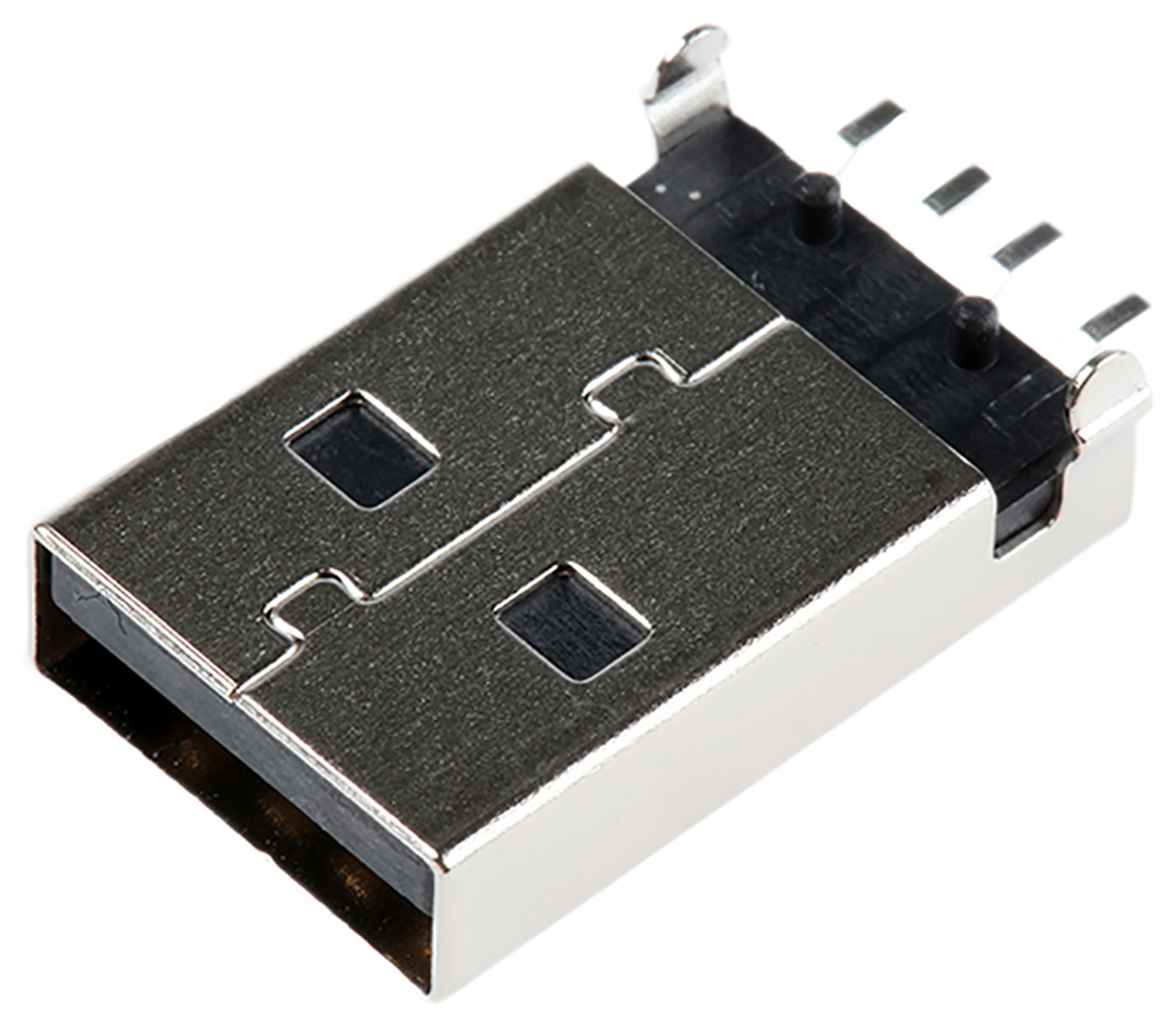 Molex Right Angle, SMT, Plug- Single Port Type A USB Connector