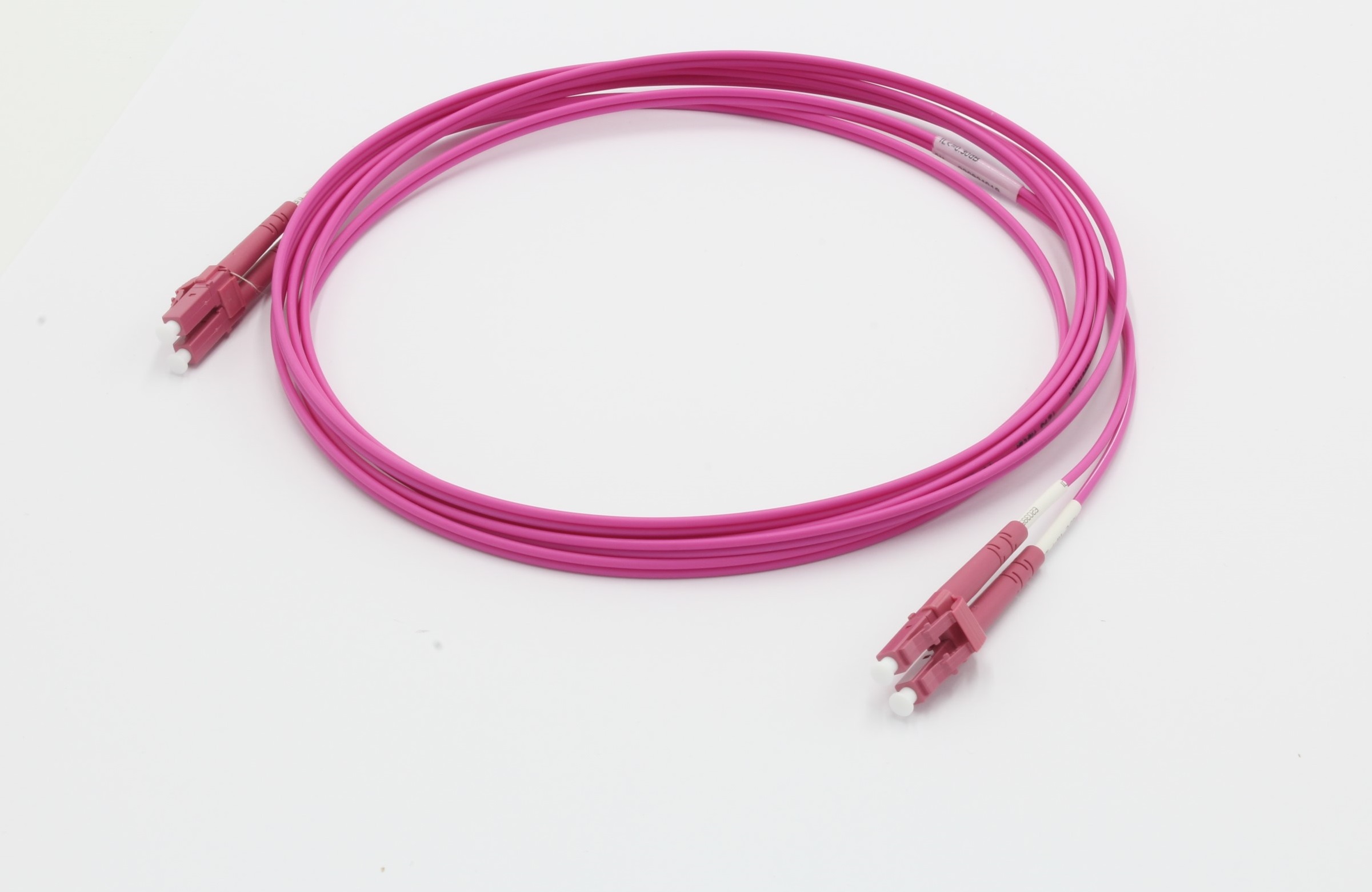 Molex Premise Networks LC to LC Simplex OM4 Multi Mode OM4 Fibre Optic Cable, 50/125μm, Light Blue, 1m