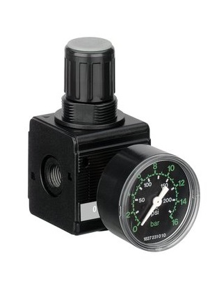 EMERSON ? AVENTICS G 1/4 Pneumatic Regulator - 0.5bar to 10bar, 1/4in, 16bar max. input