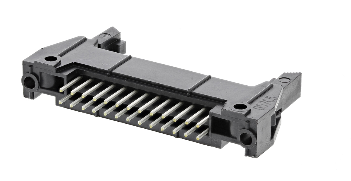 3M 3000 Series Straight Through Hole PCB Header, 26 Contact(s), 2.54 mm Pitch, 2 Row, Shrouded