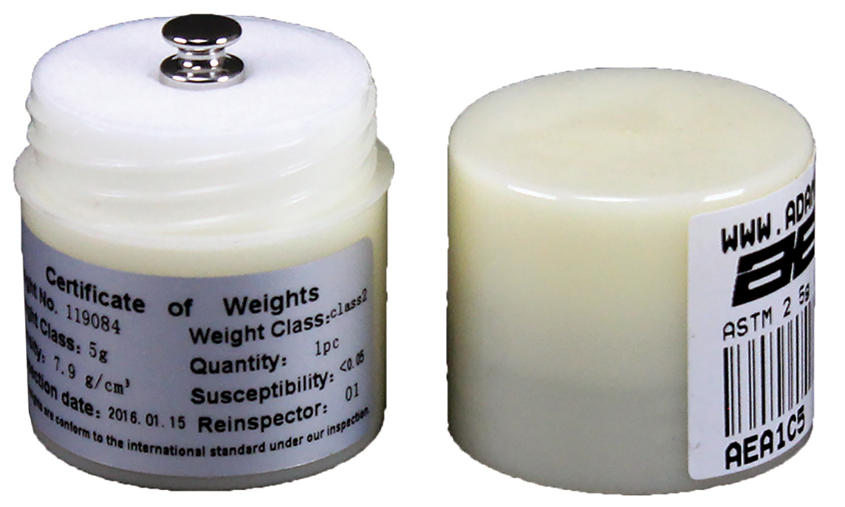 Adam Equipment Co Ltd 5g Weighing Scale 5 g Check Weight