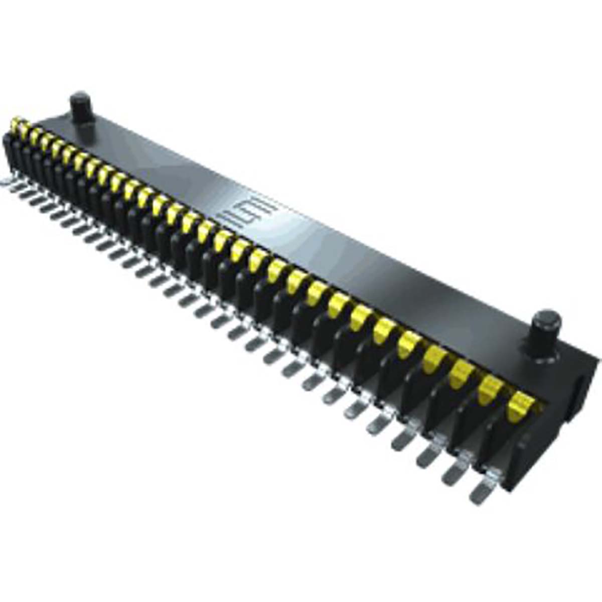 Samtec SIBF Series Right Angle Surface PCB Header, 10 Contact(s), 1.27 mm Pitch, 1 Row, Shrouded