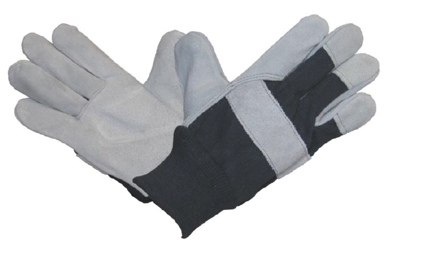 Liscombe Black, Grey Cotton Work Gloves