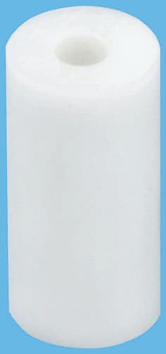 Wht nylon round spacer,1.2mm ID 4.8mm H