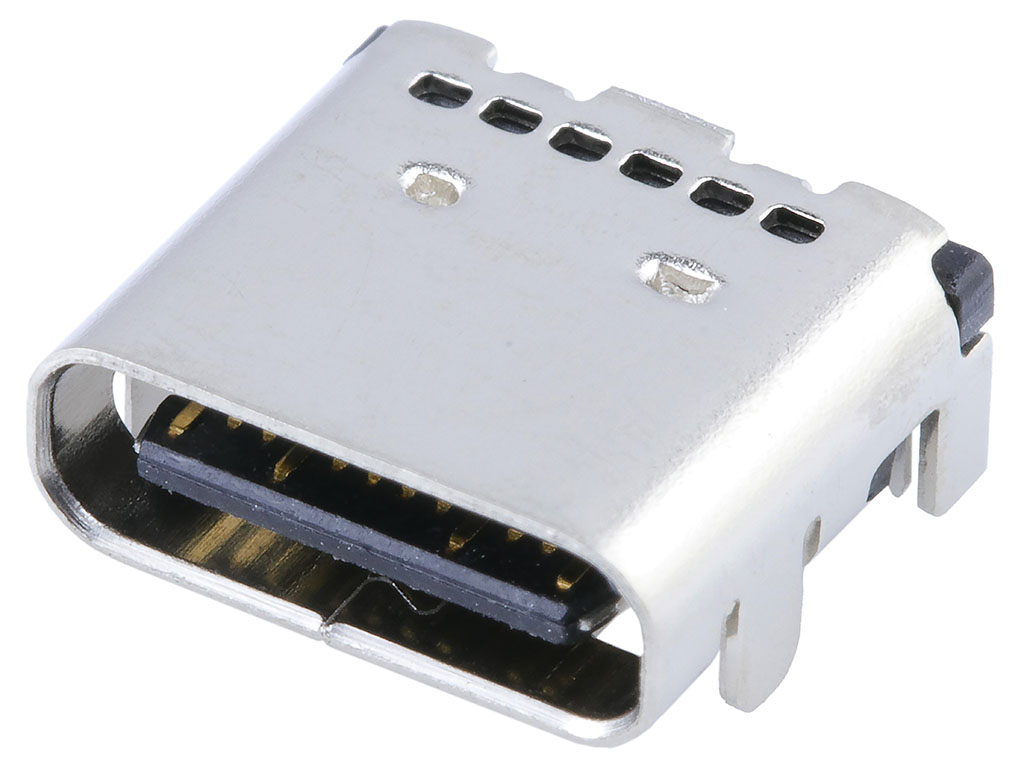 Molex Right Angled, Top Mount, Socket- Single Port Type USB Type C Plug USB 3.2 USB Connector