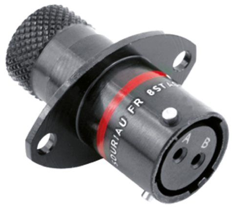Souriau Sunbank by Eaton Circular Connector, 2 Contacts, Panel, Standard Connector, Socket, Female, IP67, 8STA Series
