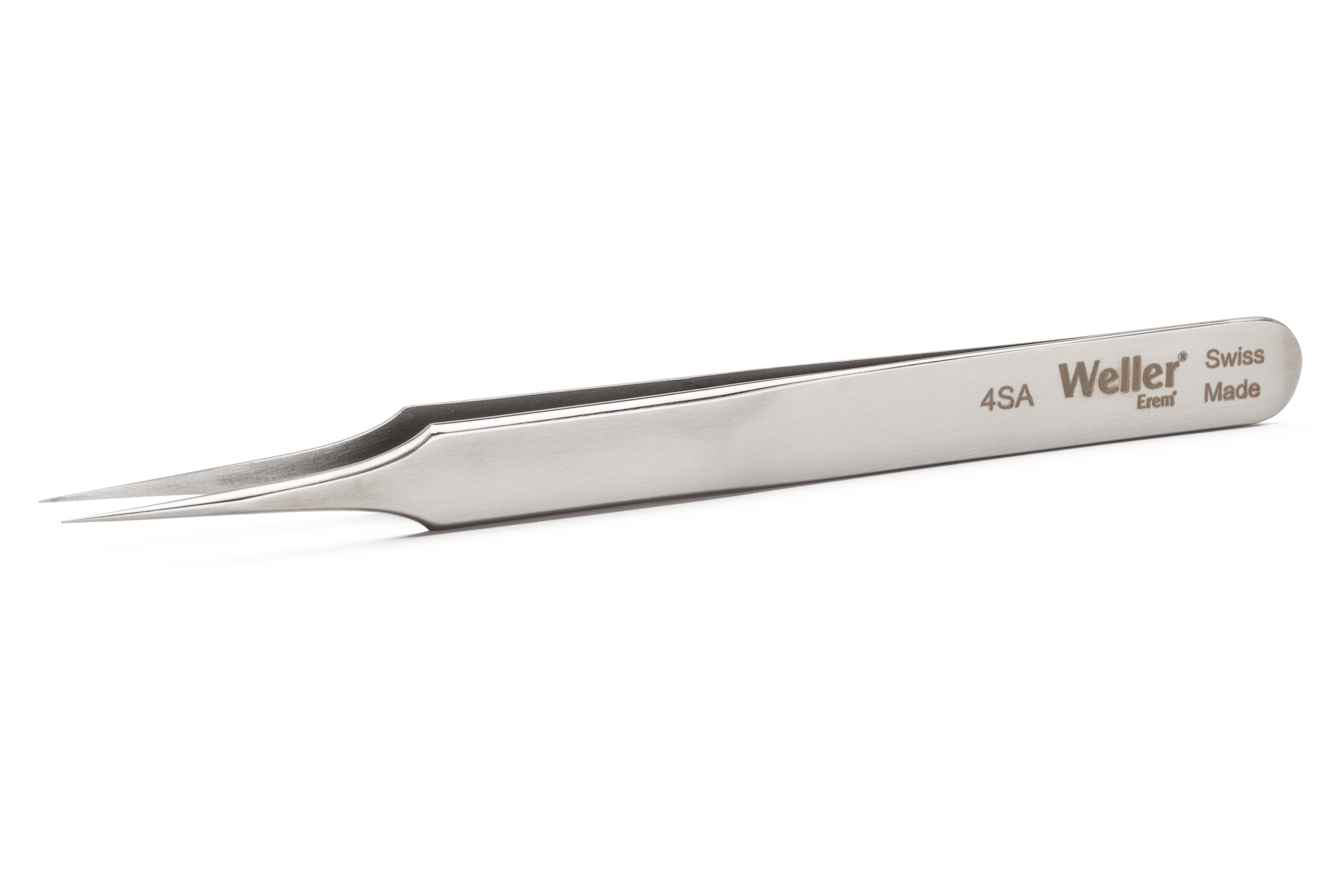 Weller Erem 110 mm, Stainless Steel, Relieved, Tweezers