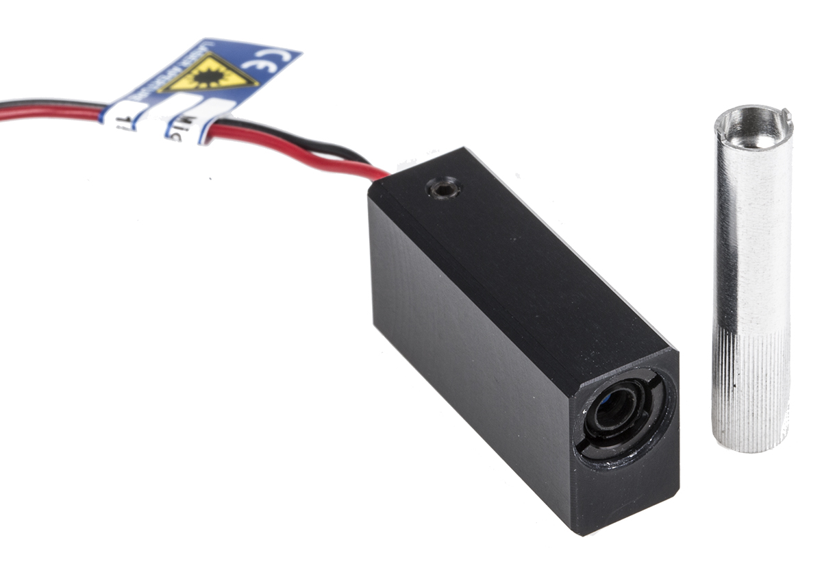 1452-04-000 Laser Module, 635nm 3mW, Continuous Wave Ellipse pattern +3.5 → +5 V