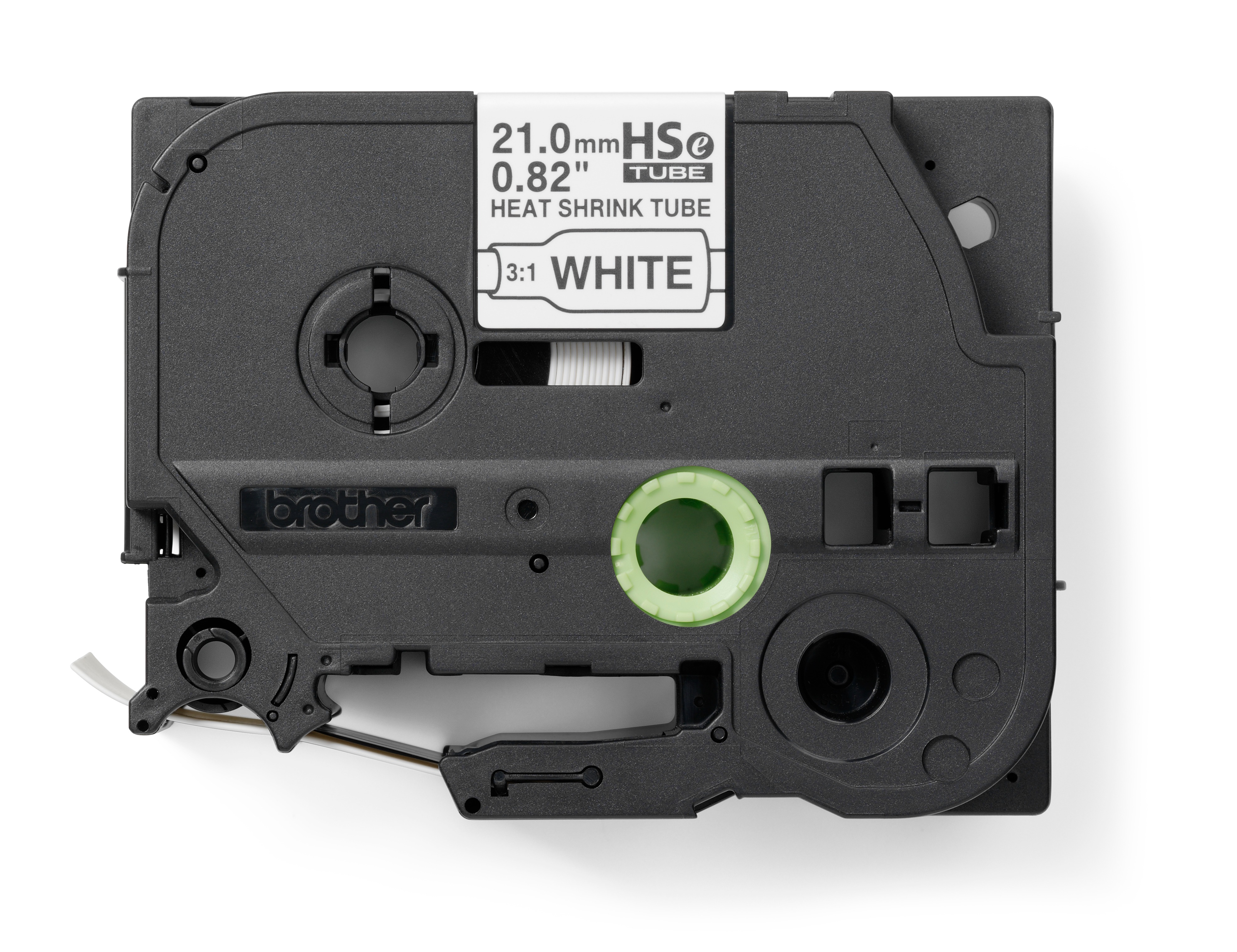 Brother Heat Shrink Tubing, Black on White 4.2 → 13.5mm Sleeve Dia. x 1.5m Length 3:1 Ratio, HSE Series