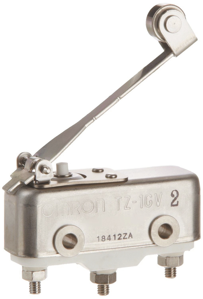 Omron Roller Lever Limit Switch, NO/NC, IP00, SPDT, 250V ac Max, 1A Max