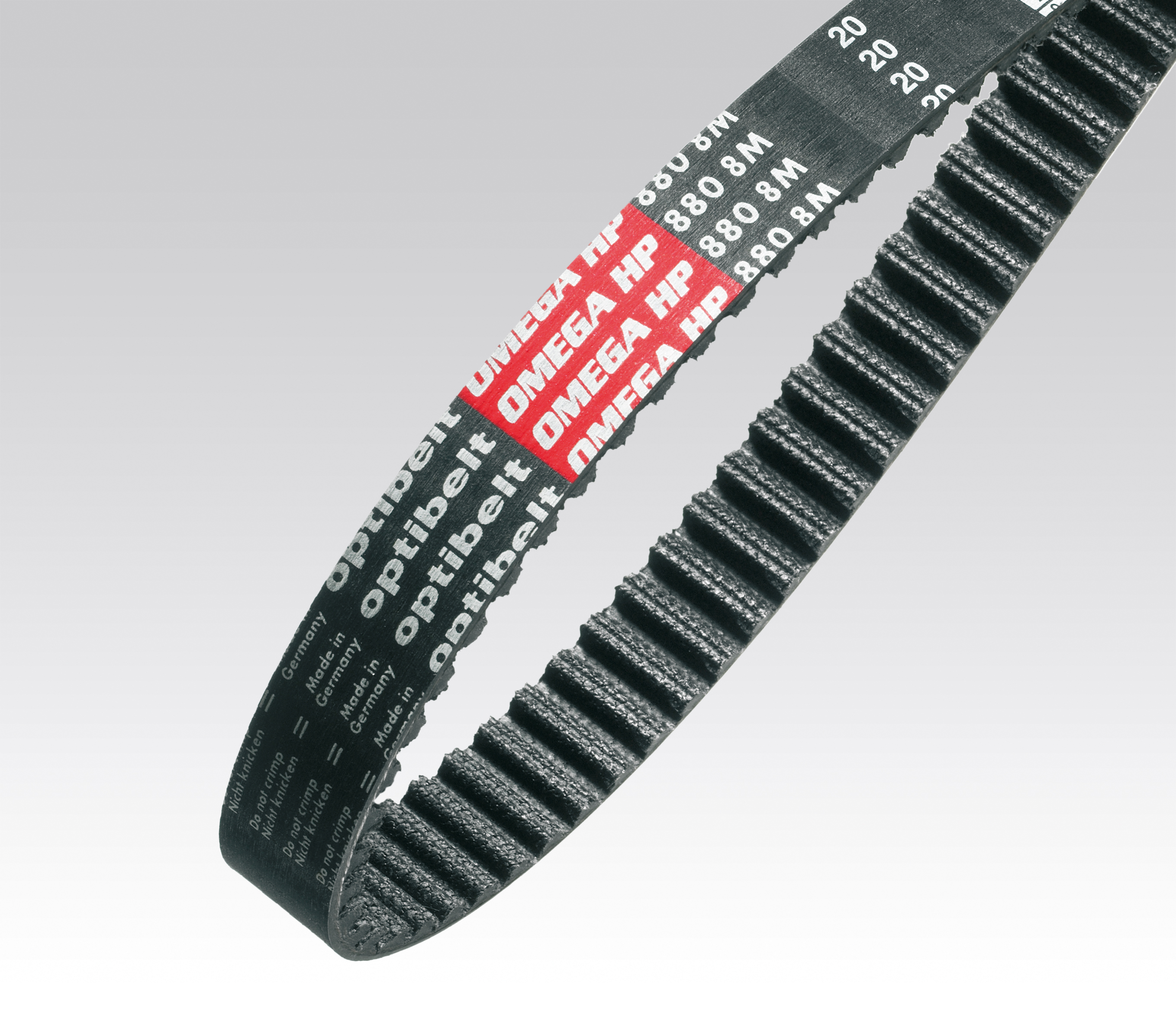 OPTIBELT 450 5MHP 15 Timing Belt, 90 Teeth, 450mm Length, 15mm Width