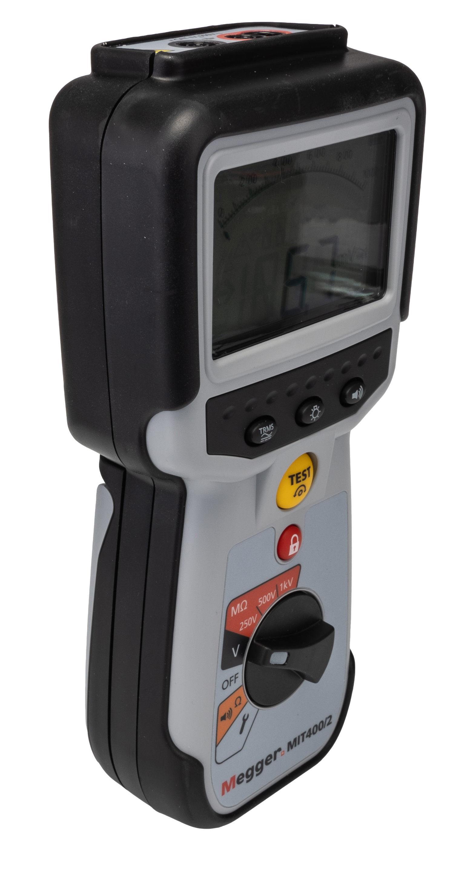 Megger MIT400 2 Insulation Tester, 10V Min, 1000V Max, 200GΩ Max, CAT IV