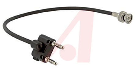Mueller Electric BNC Test Lead, 500V ac, Black, 300mm Lead Length