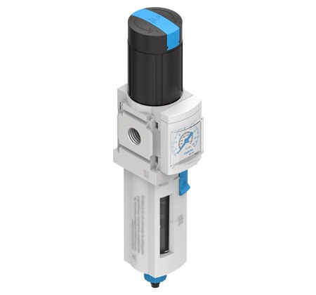 Festo MS Plastic Filter Regulator, 40μm, G 1/4, Automatic, 12 bar, 529151