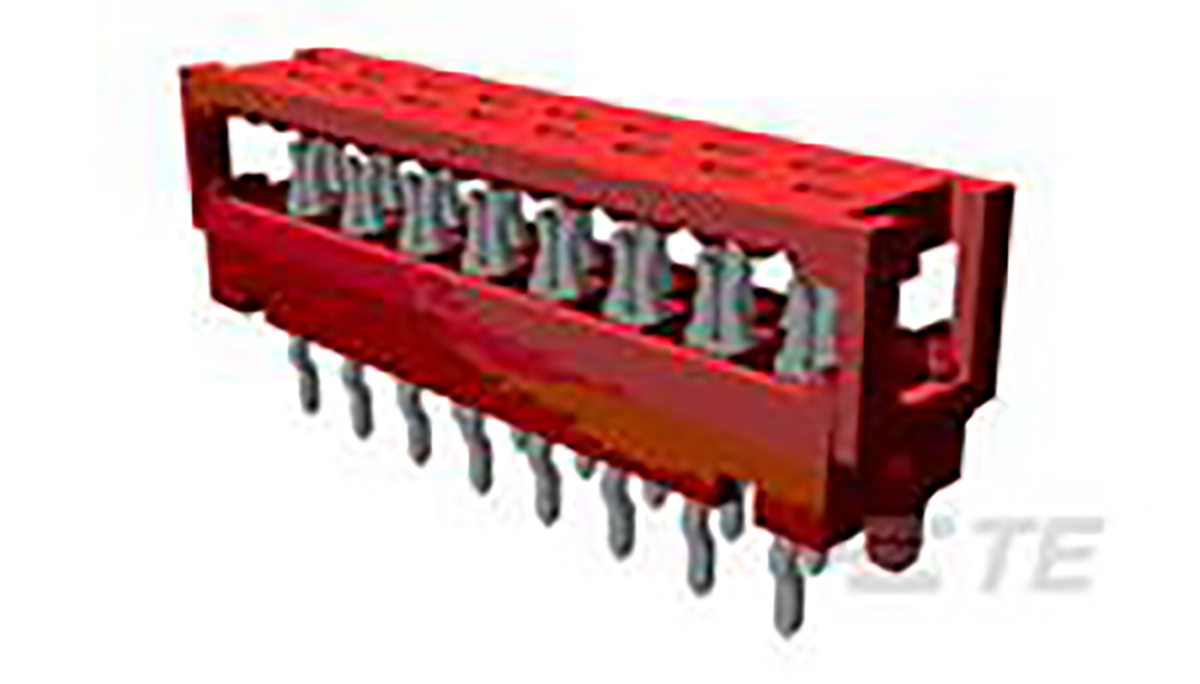 TE Connectivity 4-Way IDC Connector Plug for  Through Hole Mount, 2-Row