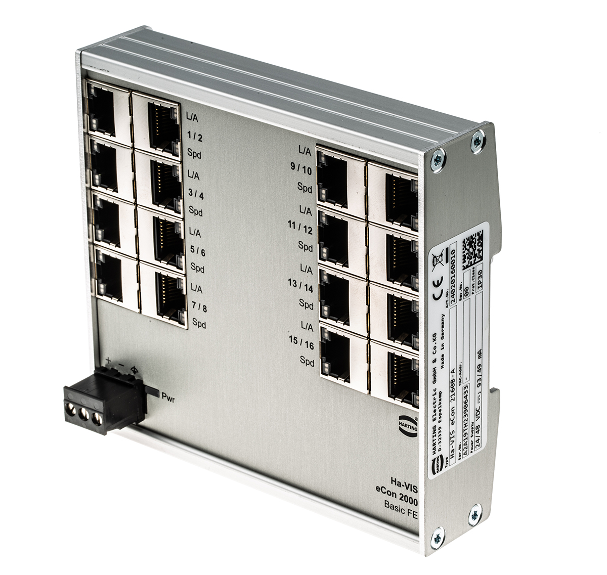 HARTING Unmanaged 16 Port Ethernet Switch