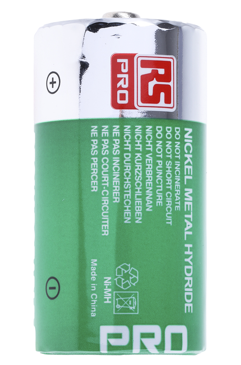 RS PRO RS PRO NiMH Rechargeable C Batteries, 3Ah